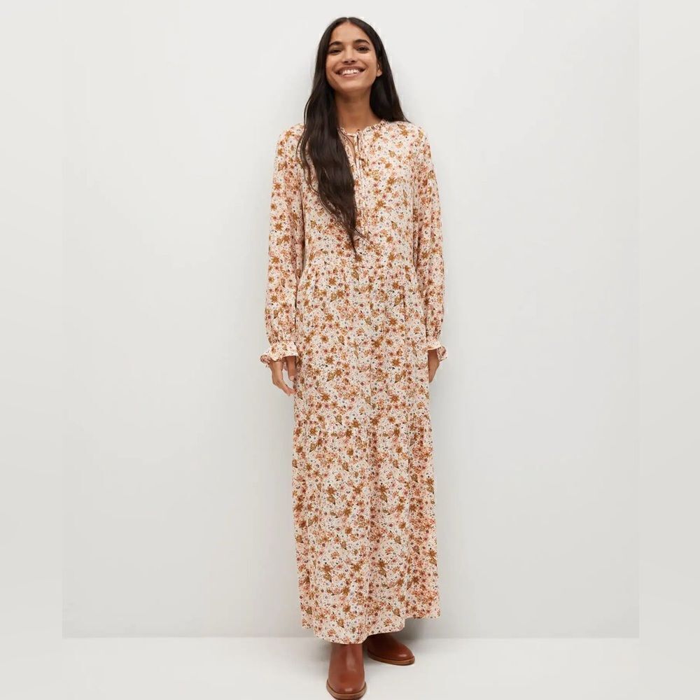 Mango Floral Dress Viscose New - Picture 3 of 7